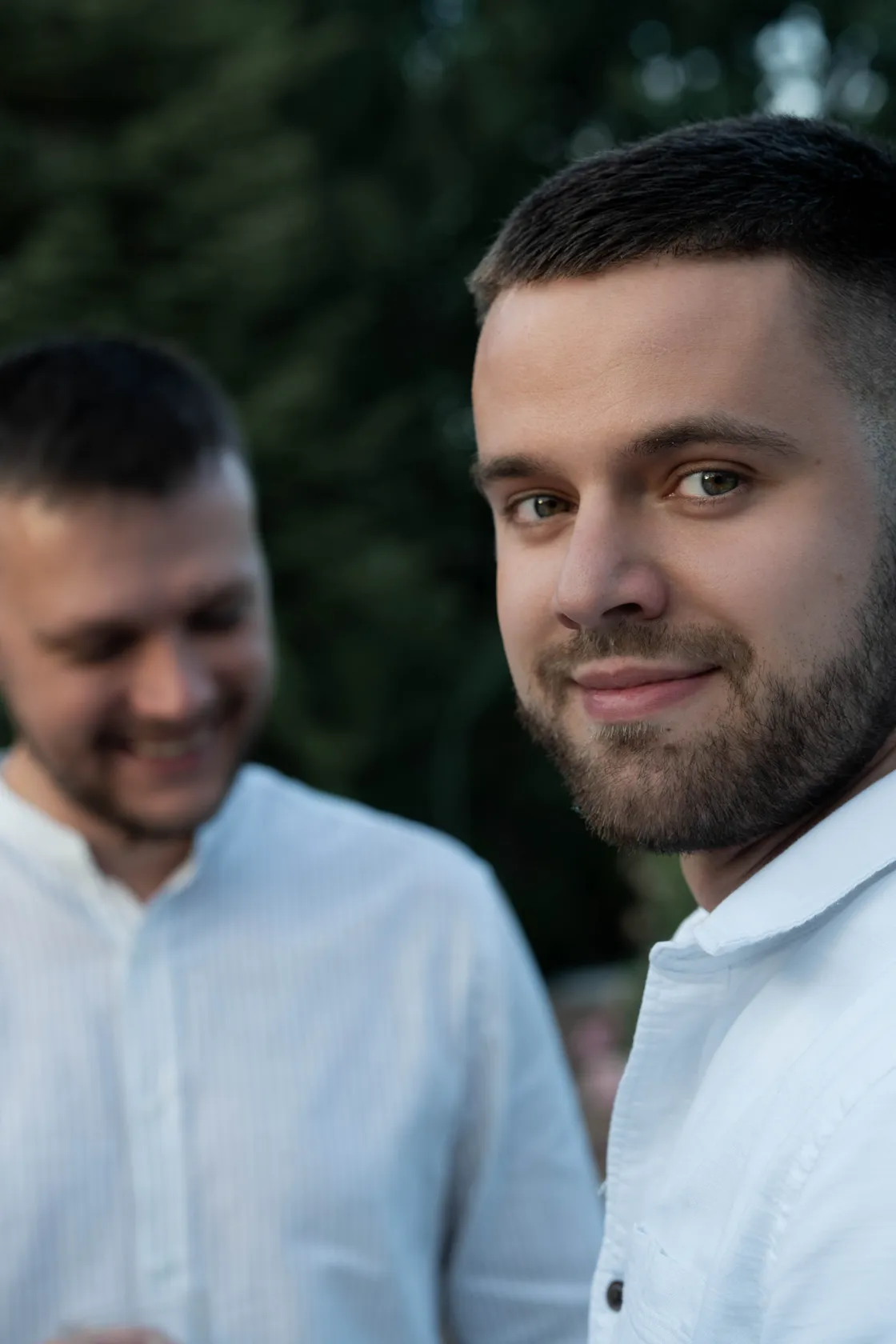 Swobodny portret z przyjęcia weselnego